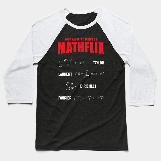 Mathflix Baseball T-Shirt by Andropov